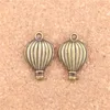 44st Antik Silver Bronze Plated Air Balloon Charms Pendant DIY Halsband Armband Bangle Fynd 21 * 13mm