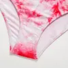 Tie Dye 3 Piece Bikini with Cover Up 2021 Summer Swiming Suit Woman Swimwear Cropped Bathing Suits Sexi Beachwear Boho Clothes6162854