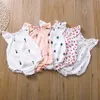 Summer Newborn Infant Baby Girls Romper Muslin Cotton Linen Infant Romper Playsuit Jumpsuit Fashion Baby Clothing 983 D3