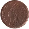 US 1871-1875 Indian Head One Cent Craft Opper Kopyala Kolye Aksesuarları Coins288k