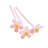 Flowers Gel Ink Pen Romantic Flower Ballpoint Pen Cherry Blossom Pens School for Students Kids Women Girls Friends Black Ink WJ108