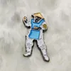 Pins, Brooches Mortal Kombat Raiden Ninja Enamel Pin Lapel Brooch Metal Badge Jewelry Accessary