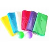 50pcs Wholesale Color Beauty Plastic Shopping Bags with Handle Personal General Boutique Clothes Shoes Gift Packaging Pouches 210724