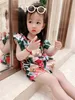 2021 high quality summer baby girl rompers princess one-piece jumpsuits with box clothing cotton short romper infant clothes