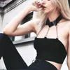 Traf Crop Tank Tops For Girls Corset Top Y2k Women Gothic Clothing Vintage Aesthetic Sexy Chest Binder Bra 83396 210712