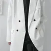 IEFB /men's wear spring loose casual double-breasted small suit coat Korean style niche long sleeve blazers male 9Y4051 210524