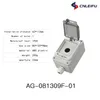Cable connection Waterproof button box switch control box 123456 one two three four five six hole start single emergency stop