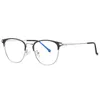 Винтажные очки в металлической оправе для женщин и мужчин, очки с защитой от синего света, блокирующие очки, оправа для очков с прозрачными линзами WD3389, солнцезащитные очки8862530