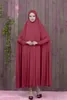 エスニック服eidイスラム教徒の祈りの衣服ヒジャーブドレス女性ラマダントーブムバラクムスルマンフードドバイトルコジュルケンアバヤイスラムローブ