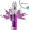 NXY Vibrators ABS Silicone 12 Multi-Speed Electric Massager Powerful Personal Thrusting Wand Massage Cordless Waterproof Wireless USB Rechargeable for 0105