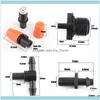 Watering Supplies Patio, Lawn Home & Gardenwatering Equipments 10~100Pcs Micro Drip Irrigation System Atomizing Nozzles+Joints Matic Kits Ga