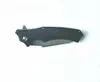 Black Flipper Folding Knife VG10 Damascus Steel Blade Steels Sheet + G10 Handle Outdoor Camping Hiking Ball Bearing Fold Knives