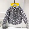 Abrigo de plumón más nuevo para niños, niñas, niños, chaqueta de doble cara, abrigo cálido de invierno, chaqueta de plumón para niños, prendas de nieve para niñas, abrigos con capucha