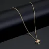 Jaeeyin 2022 Arrivals Fashion Sweet Pink Bead Star Moon Gold Color Clavicle Chain Girlfriend Birthday Gift Lucky Stone Chokers