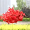 1 m konstgjorda blommor Cherry Blossom grenar Silkblommor f￶r hemprydnad br￶llop b￥gdekoration girland