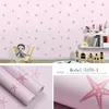 Wallpapers 10x0.45m Self-adhesive Wallpaper Self-paste Pvc Dormitory Waterproof Sticker Cartoon Children's Bedroom Background Wall Stickers