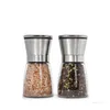 6.5*13.5cm Manual Pepper Mills Grinder 160ml Stainless Steel Salt Muller Home Spice Sauce Pepper Grinders Kitchen Tools T2I52082