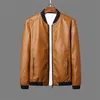 Куртки Мужская брендовая одежда Куртка из искусственной кожи Мужская куртка больших размеров Повседневные мужские куртки Мотоциклетная ветровка 5XL 6XL 7XL 8XL Plus 220125