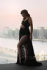 Summer Maternity Photography Bodysuits Dress Sleeveless Bodysuits Lace Dress For Photo Shooting Y0924