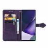 Kant lederen portefeuilles voor Samsung S22 Plus Ultra Galaxy A33 5G A53 Stand Flip Cover Luxe reliëf bloem Mandala Datura Folio Girls Pouch Telefoon Portemonnee Strap