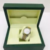 Unisex Wristwatches Original Box Paper 116233 36mm 흰색 다이얼 캘린더 돋보기 기계적 자동 희년 팔찌 고급 WATC264M