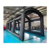 Customzied oxford inflatable long tunnel sport Tent Game entry channel baseball batting cage for fun