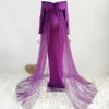 2021 printemps été maternité Tulle longues robes bébé douche coton robe extensible grossesse photographie robe robes de soirée Q0713