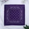 Hot Selling 12PCS DIY Handgjorda Graffiti Bomull Färgglada Handkerchiefs Multi Färg Mode Designer 30 * 30cm Servetter Utomhus Tryckt Headscarf