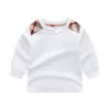 Kinderkleding T-shirts Baby Summer Tops Polo shirts Toddler korte mouw T-mode Fashion Classic Baby Clot 86