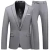 Costumes pour hommes Blazers Nice Business de haute qualité Gentleman noir 2 pièces costume ensemble/manteau veste pantalon pantalon classique