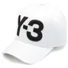 Y-3 Vader Hoed Geborduurd Hip Hop Zonnehoed Voor Mannen Vrouwen Golf Brief Casquette de baseball Verstelbare Strapback Hoeden y3 Q0911