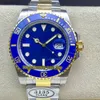 eternity Watches Clean V4 116613 Ultimate Version 3135 CF3135 Ammortizzatore automatico corretto SS + Bracciale in acciaio 904L Lunetta e quadrante in ceramica blu Orologio da uomo 126613