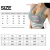 Yoga Outfit Sport Soutien-Gorge Sexy Femmes Crop Top Antichoc Push Up Sous-Vêtements Fitness Bras Athlétique Gilet Gym Shirt Sport Sportswear Dropship