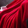 Soft Blanket Coral Fleece Fabric Solid Color Thick Throw Towel Bedding Sheet Home Travel Blankets1936643