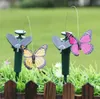 Güneş enerjisi dansı dönen kelebekler çırpıcı titreşim sinek kuşu uçan kuşlar av bahçe dekorasyonu komik oyuncaklar zc1356808927