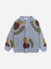 BCブランドの子供のセーター男の子のガーズかわいいプリントニットカーディガン赤ちゃん子供冬秋の綿のファッション服211106