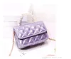 Dzieci Gilrs Candy Kolory Torebki Kobiety Moda Roomboid Jeden Ramię Crossbody Torba Kids Pearl Portable Małe Kwadratowe Torby Disten-Dziecko Portfel F542