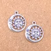 29 stks Antiek Zilver Brons Plated Sun Moon Charms Hanger DIY Ketting Armband Bangle Bevindingen 26mm