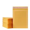 Bubble Kraft Buste Sacchetti di carta Mailer Busta imbottita per nave con bolle Mailing Bag Drop Ships Giallo