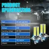 Autoscheinwerfer-Zubehör, 2 Stück H7 COB LED-Licht-Scheinwerferlampen-Set, Fernlicht, superhelle 6000 K weiße Glühbirne