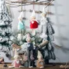 クリスマスの装飾のぶら下がっている豪華な天使人形ペンダントクリスマスツリーの装飾品ホリデーパーティーの装飾新年ギフトxbjk2109