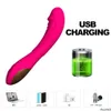 Jouets sexuels vente chaude USB recharge 12 vitesses massage vibrateur gode pour femmes femmes jouets sexy