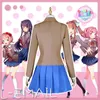 Sayori Yuri Natsuki Monika Cosplay Costume Doki Literature Club Uniforme scolaire Anime Halloween Costumes pour femmes Y0913