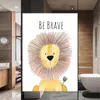 Window Stickers Privacy Windows Film Decorative Animal Pictures Stained Glass No Glue Static Cling Frosted Tint