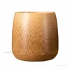 Home sake cup hotel restaurant bamboo tea cups hand polished round Drinkware bamboo cupZC277