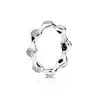 925 Sterling Silver Womens Diamond Ring Fashion Jewelry Snowflake Love Wedding Engagement Rings For Women