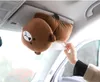 Творческая коробка для ткани автомобиля Cute Shiba Inu Dog Plush Toy Toy Toy Arrest Держатель для ткани для автомобильного сиденья на спине подвесной салфетки 210326