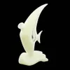 6.7" Glass bongs water pipe fish shape dab rigs bubbler smoking Silicone bong Hookahs oil burner Pipes cigarette holder