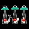 UFO-Wasserpfeifen, Silikon-Handpfeife, Bohrinseln, Bongs, Wasserpfeifen, kostenlose Glasschüssel