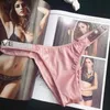 European Sexy Thong Pants Women's Diamond Thong Low Waist Sexy Panties Women's Traceless Briefs Ladies G-String Female Underwear Y0823